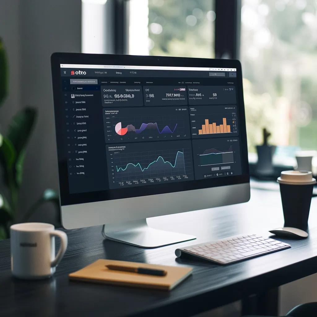Close-up of Otto SEO dashboard showcasing key features in a productive workspace