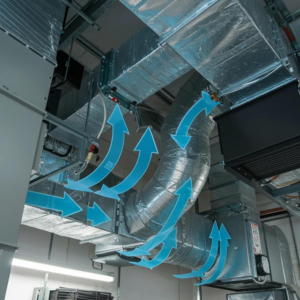 Air Duct Cleaning Benefits for Boise Homes – Cost, Quality, and Health 2 Close-up of a clean HVAC system demonstrating enhanced efficiency and airflow