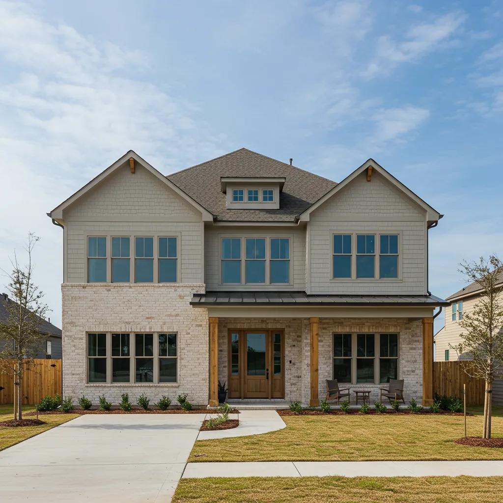An inviting and personalized interior of a custom home in Rockport, TX, showcasing unique design elements and a comfortable ambiance