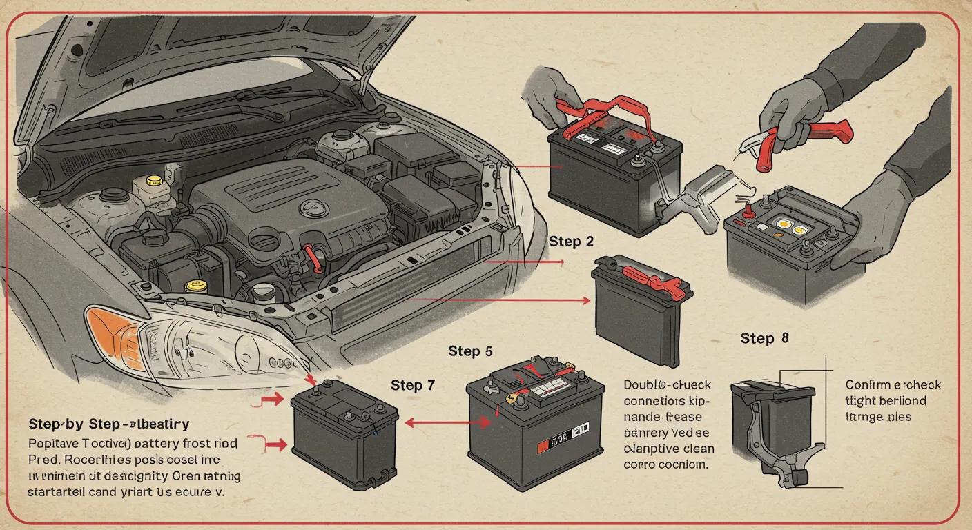 Step-by-Step Instructions for Car Battery Replacement