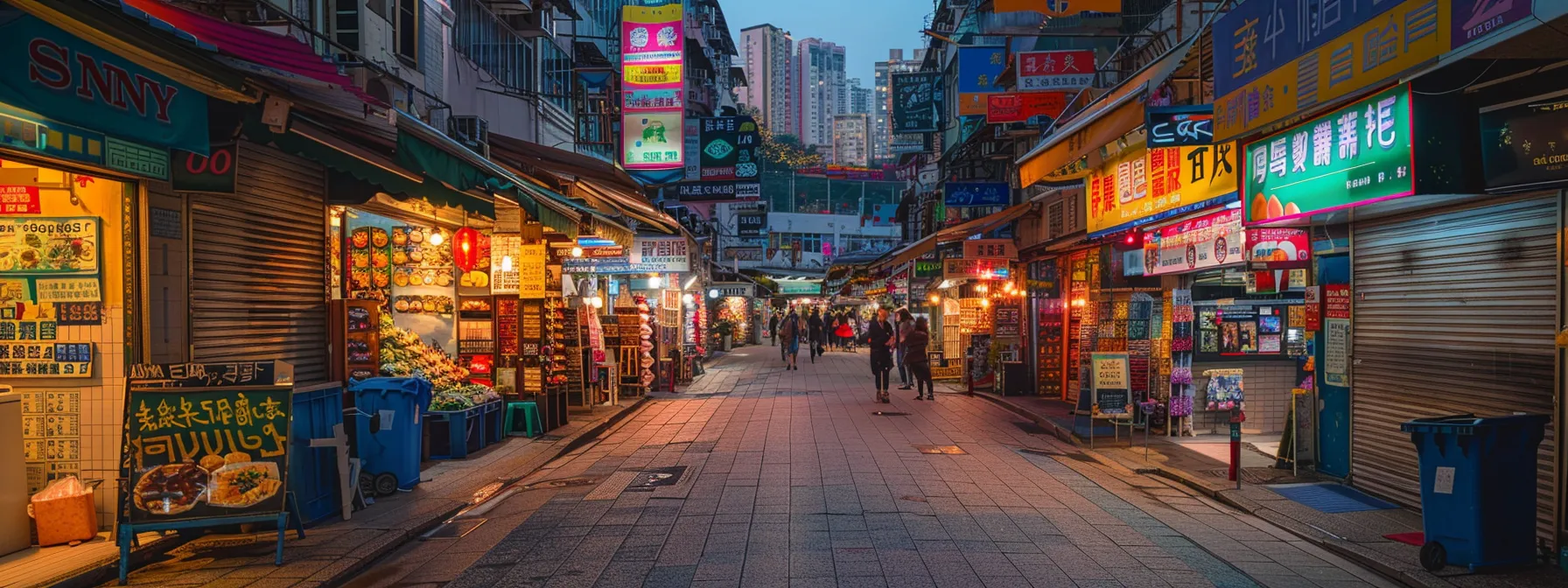 a vibrant street bustling with local businesses, each storefront adorned with accurate and consistent signage, welcoming customers in with open arms.