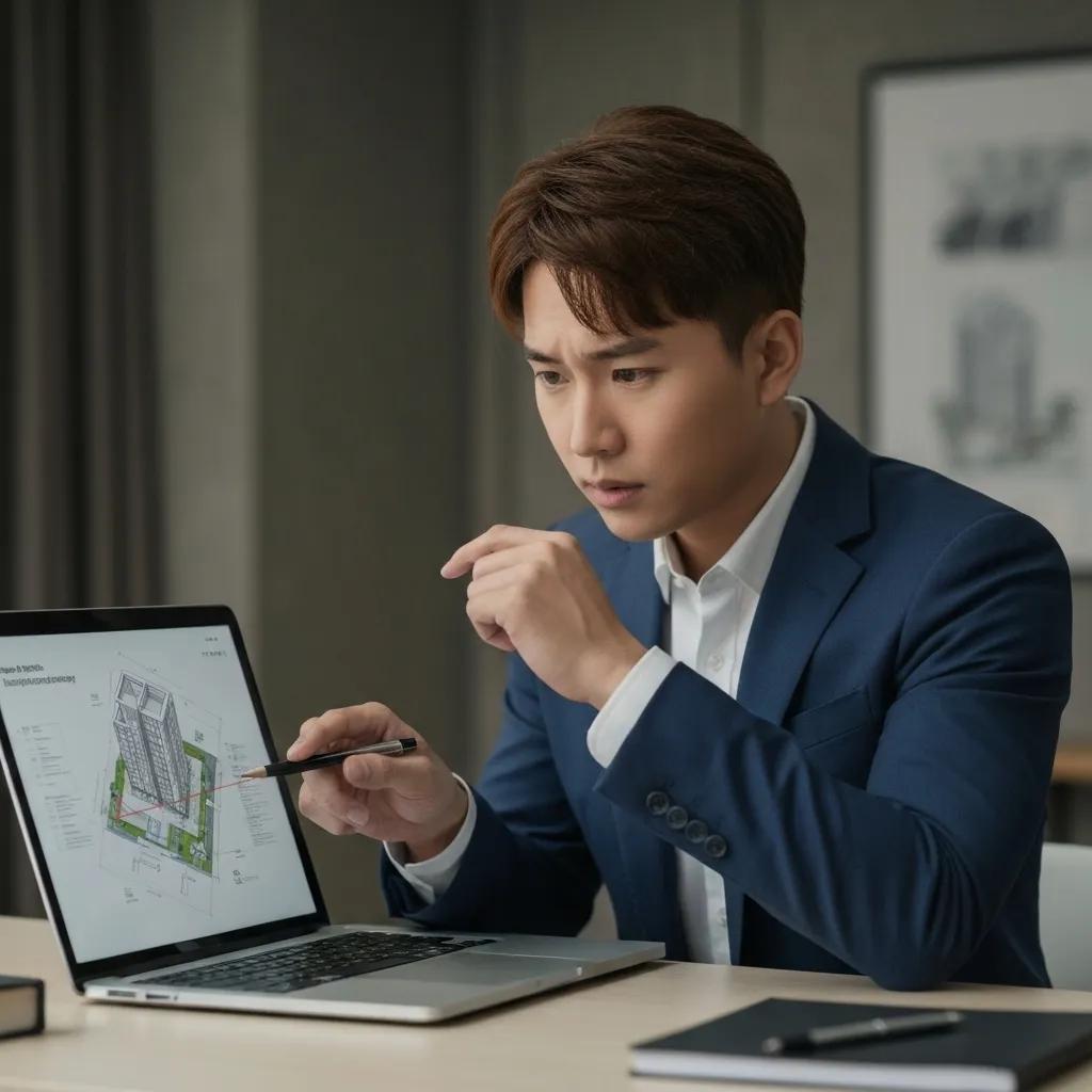 Individual reviewing legal documents related to flat fee real estate services