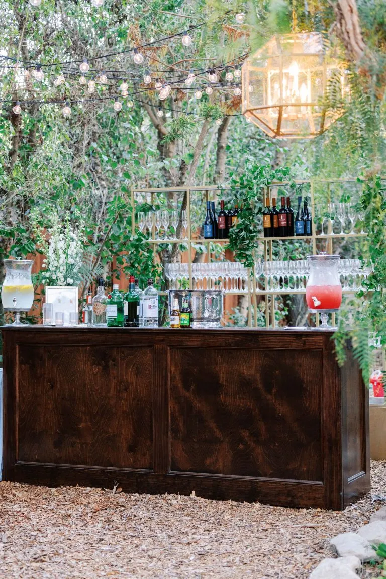 bar at wedding