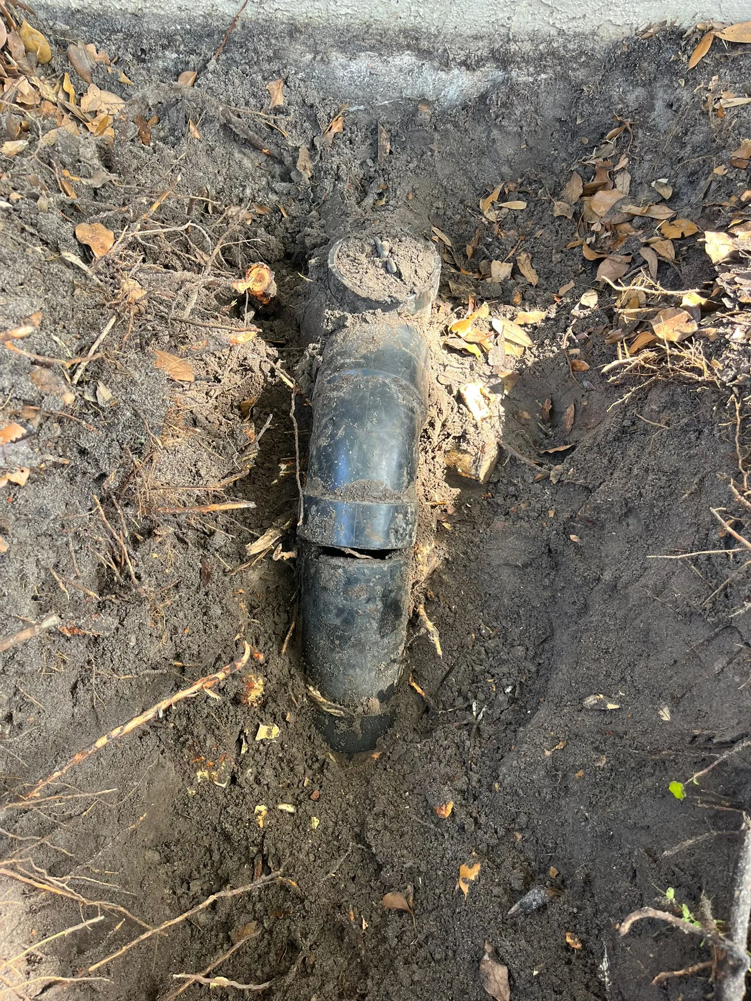 locating damage sewer pipe