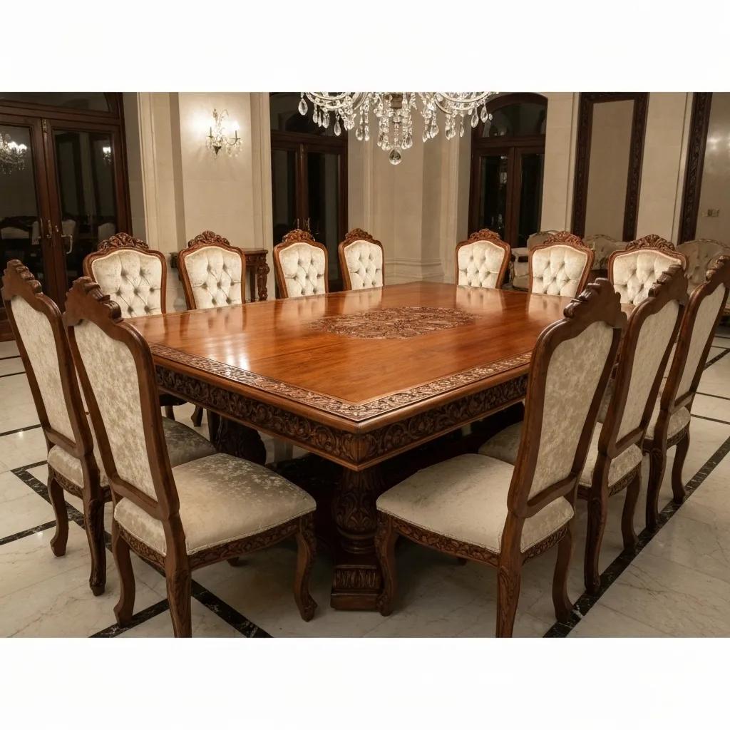 Beautifully appointed dining room featuring custom timber furniture that reflects personal style