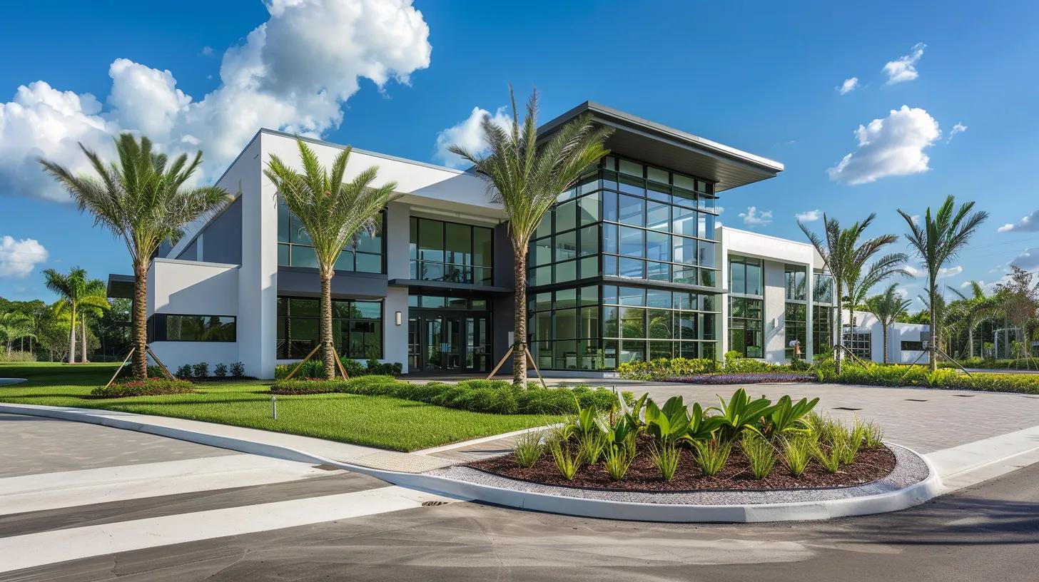 a sleek, modern manufacturing facility showcases advanced machinery and skilled artisans crafting impact windows, emphasizing state-of-the-art materials designed to withstand the harsh environmental conditions of west palm beach. a sleek, modern manufacturing facility showcases advanced machinery and skilled artisans crafting impact windows, emphasizing state-of-the-art materials designed to withstand the harsh environmental conditions of west palm beach.