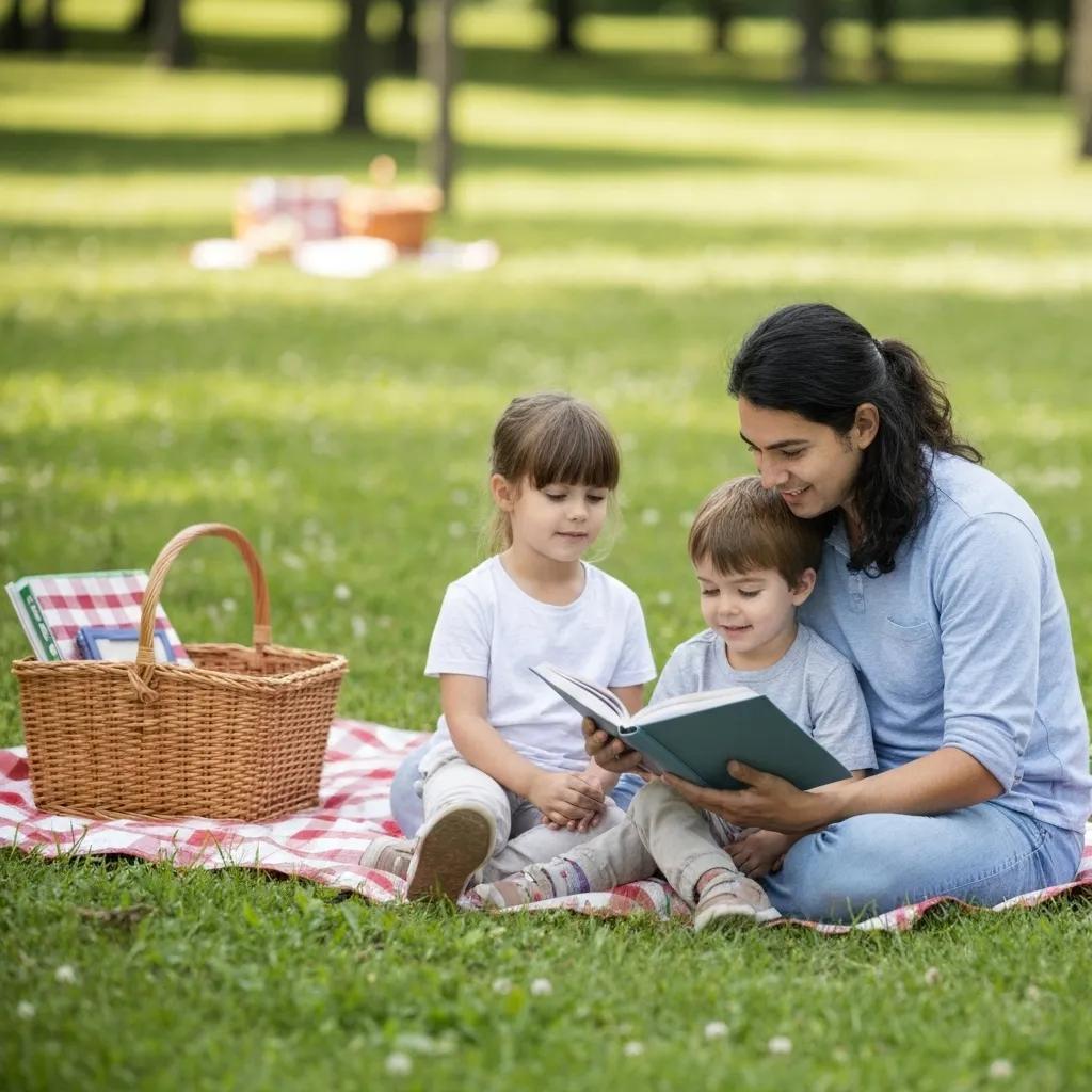 Family enjoying a peaceful moment in the park, representing the benefits of cash value life insurance