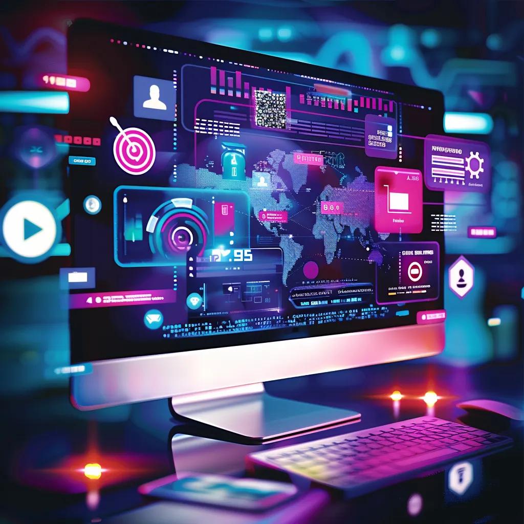 Digital marketing strategy showcasing TV appearance integration with social media and analytics