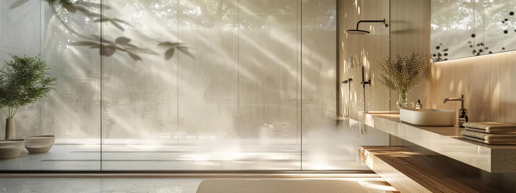 Materials and Options for Custom Shower Glass Panels