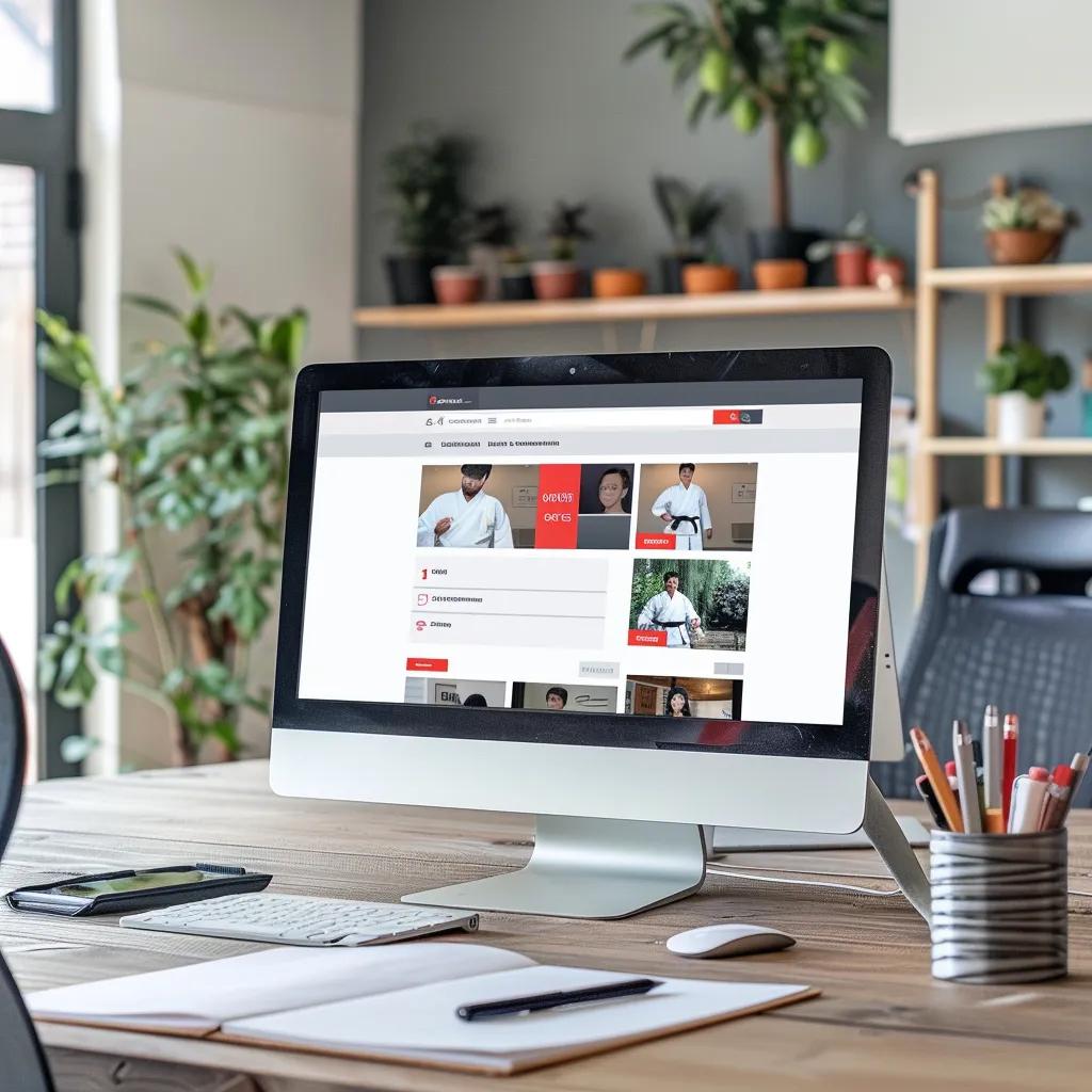 Google My Business profile for a martial arts studio, showcasing optimization elements for local SEO