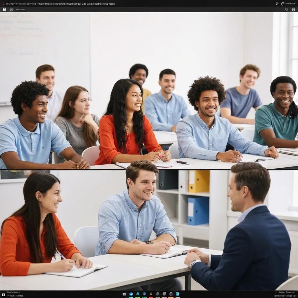 Diverse group of young adults actively participating in a driver education class, emphasizing engagement and inclusivity