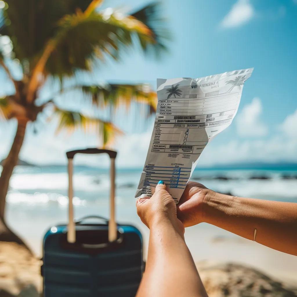 Traveler's receipt showing hidden fees for Punta Cana transfers, highlighting budgeting considerations Traveler's receipt showing hidden fees for Punta Cana transfers, highlighting budgeting considerations