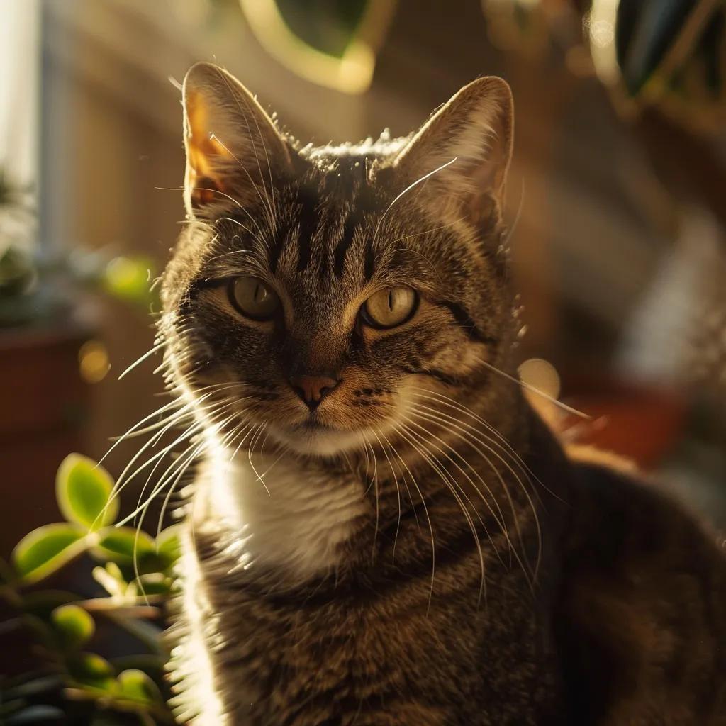 Close-up of a healthy cat with a shiny coat, showcasing the benefits of freeze dried raw food for skin and coat health