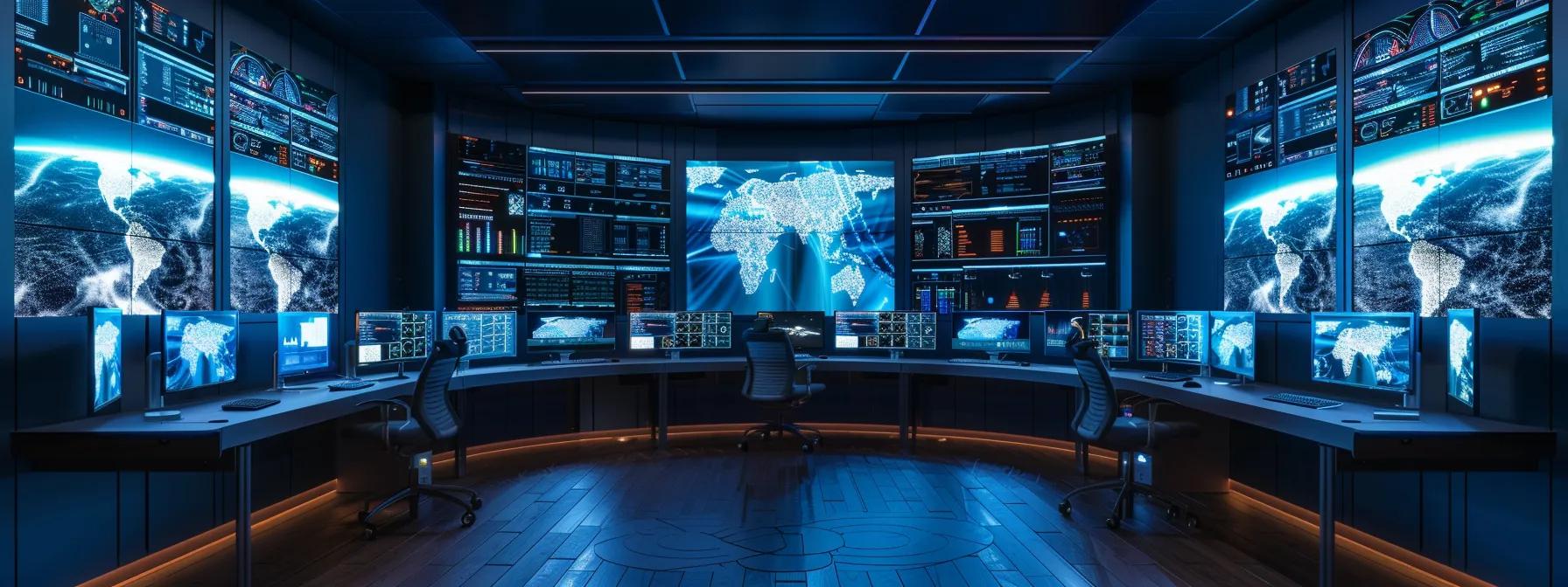 a sleek, high-tech control room filled with large screens displaying real-time data analytics and modular solar tracking systems, showcasing the innovative integration of artificial intelligence and advanced sensor networks in modern solar technology. a sleek, high-tech control room filled with large screens displaying real-time data analytics and modular solar tracking systems, showcasing the innovative integration of artificial intelligence and advanced sensor networks in modern solar technology.