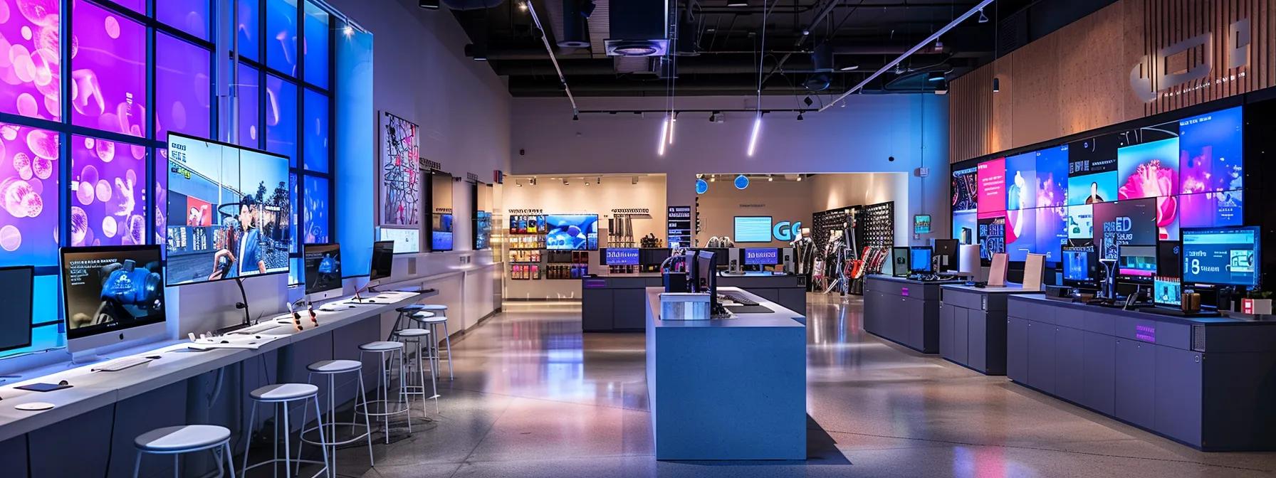 a sleek, modern office environment featuring a high-tech computer setup displaying a reputable online retailer's website, highlighting authentic ibutamoren alongside bold graphics emphasizing product quality and trustworthiness.