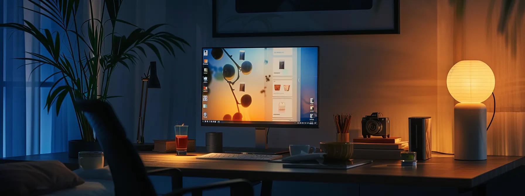 a sleek, modern workspace features a well-organized computer screen displaying an intuitive online tea bag shopping interface, illuminated by soft artificial lighting to highlight a seamless user experience. a sleek, modern workspace features a well-organized computer screen displaying an intuitive online tea bag shopping interface, illuminated by soft artificial lighting to highlight a seamless user experience.