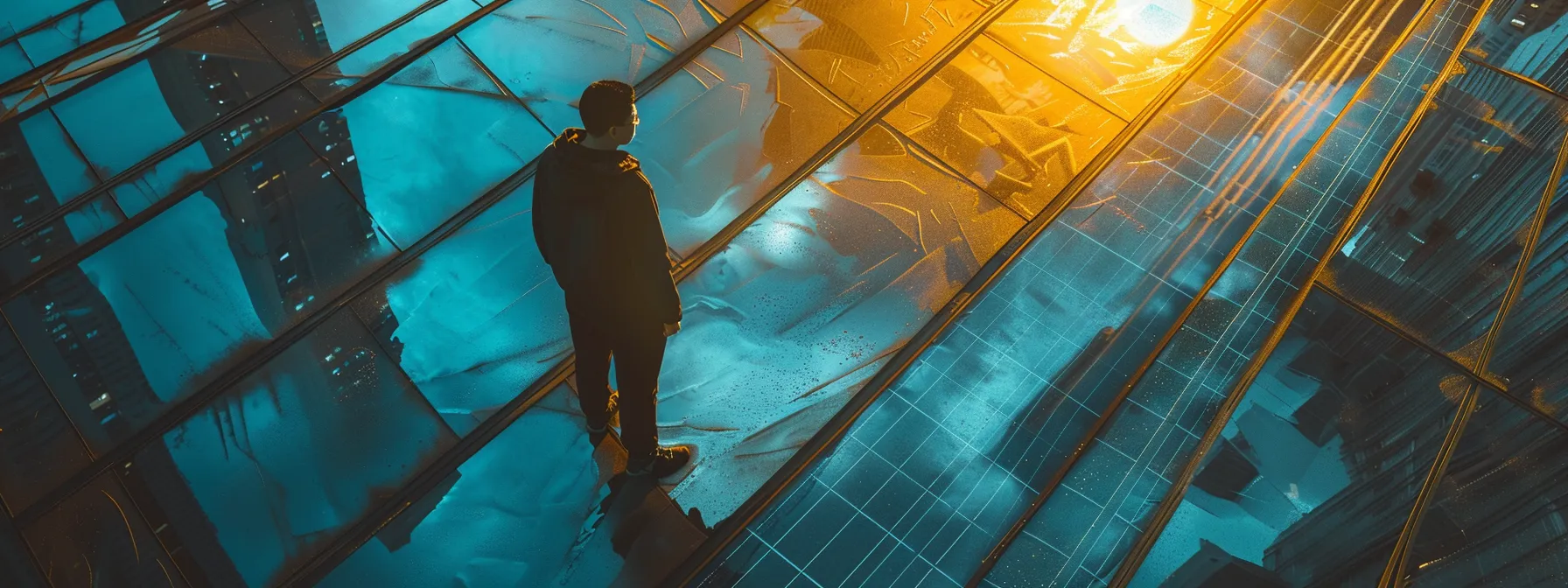 a technician monitoring solar panels closely with ai technology, preventing downtime and maximizing efficiency. a technician monitoring solar panels closely with ai technology, preventing downtime and maximizing efficiency.