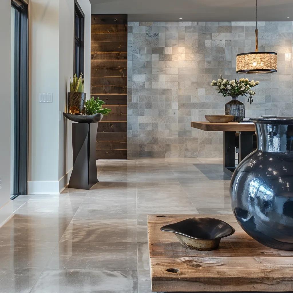Display of popular interior design materials and finishes in Houston custom homes Display of popular interior design materials and finishes in Houston custom homes