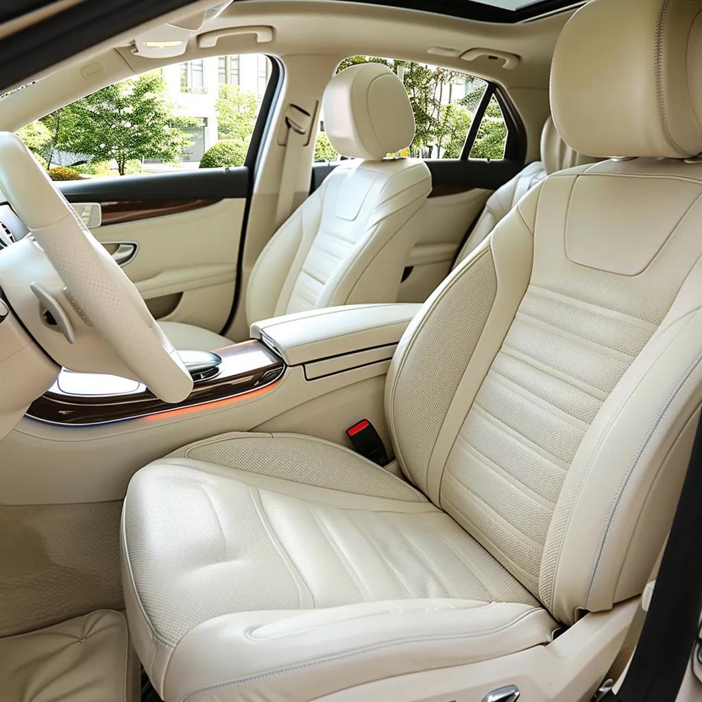A spotless car interior, highlighting the critical importance of cleanliness for maximising resale value.