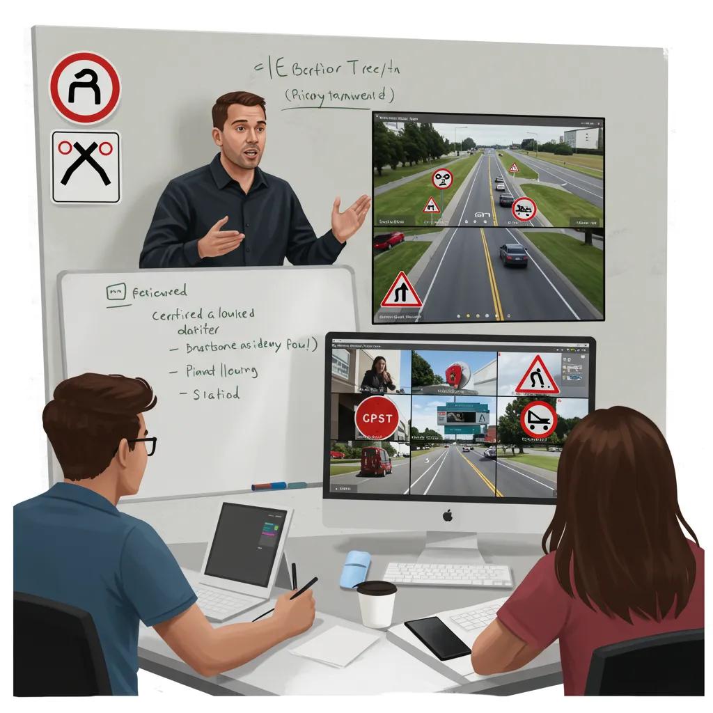 Virtual classroom with instructor teaching driving topics in the NYS 5-Hour Course