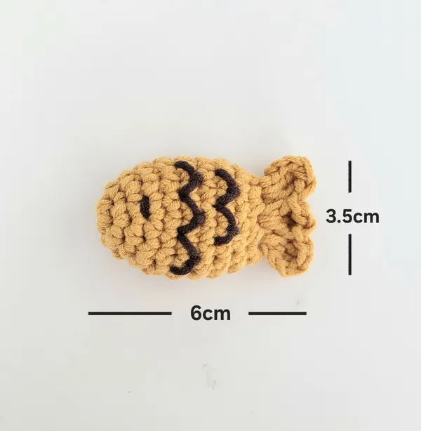 제이공방 Thailand - พวงกุญแจปลาไทยากิถักโครเชต์: ความน่ารักที่พกพาได้ในฤดูหนาวนี้! image 7