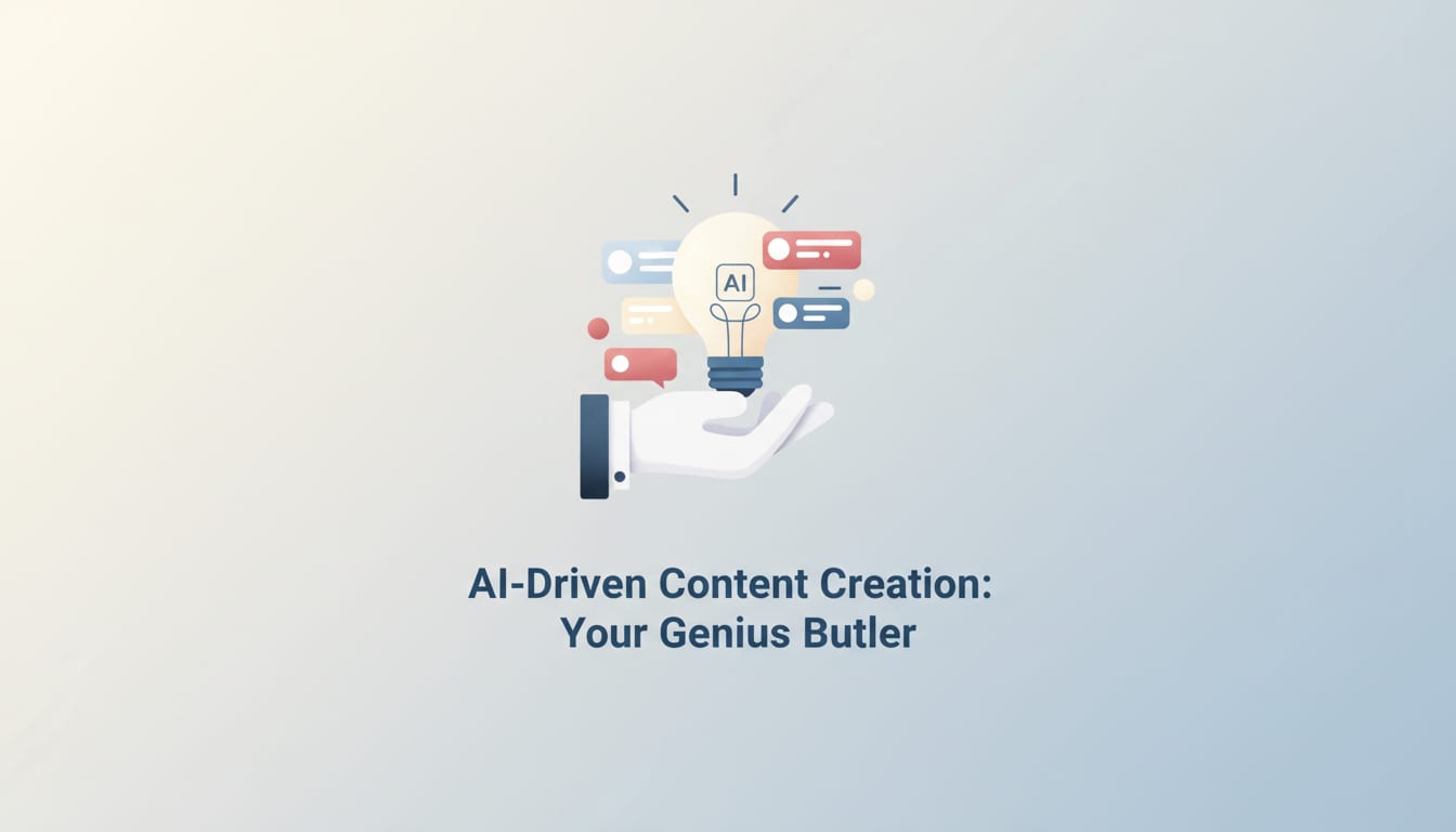 AI-Driven Content Creation: Your Genius Butler