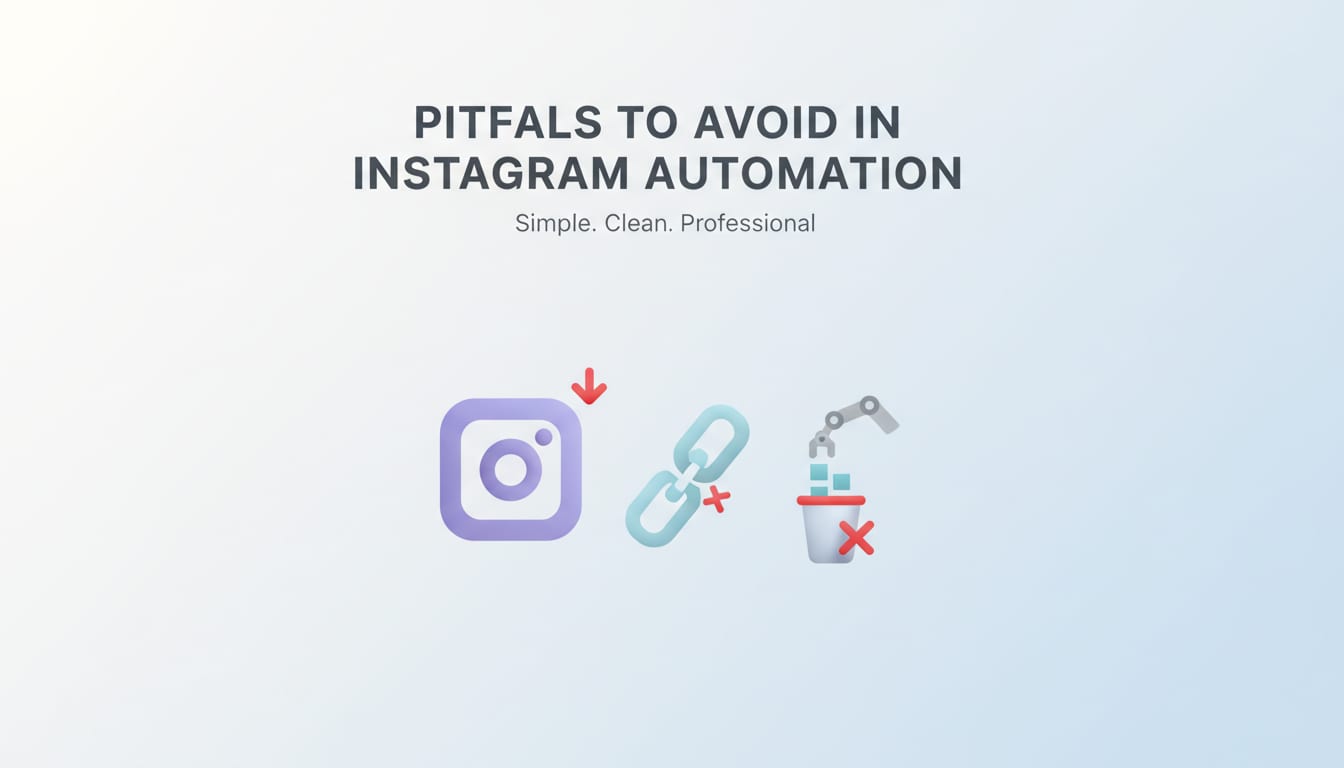 Pitfalls to Avoid in Instagram Automation