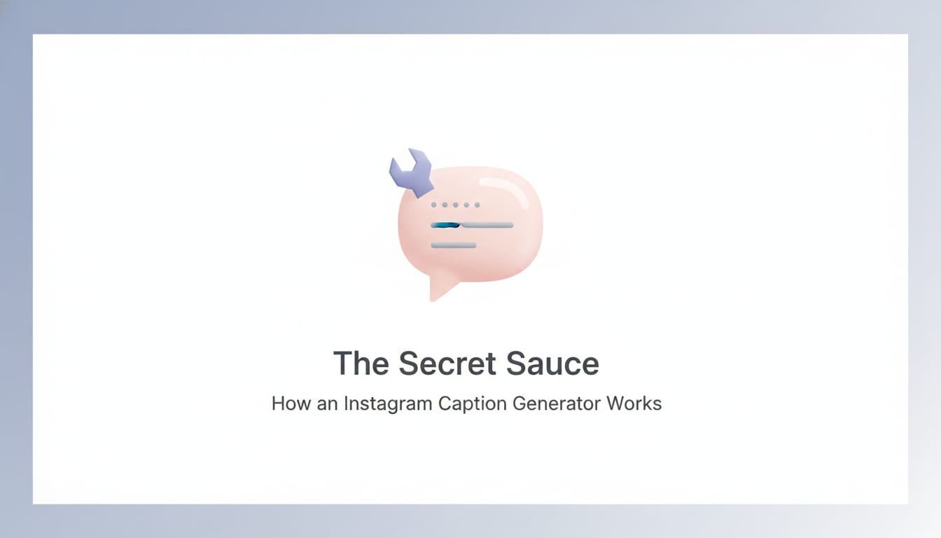 The Secret Sauce: How an Instagram Caption Generator Works
