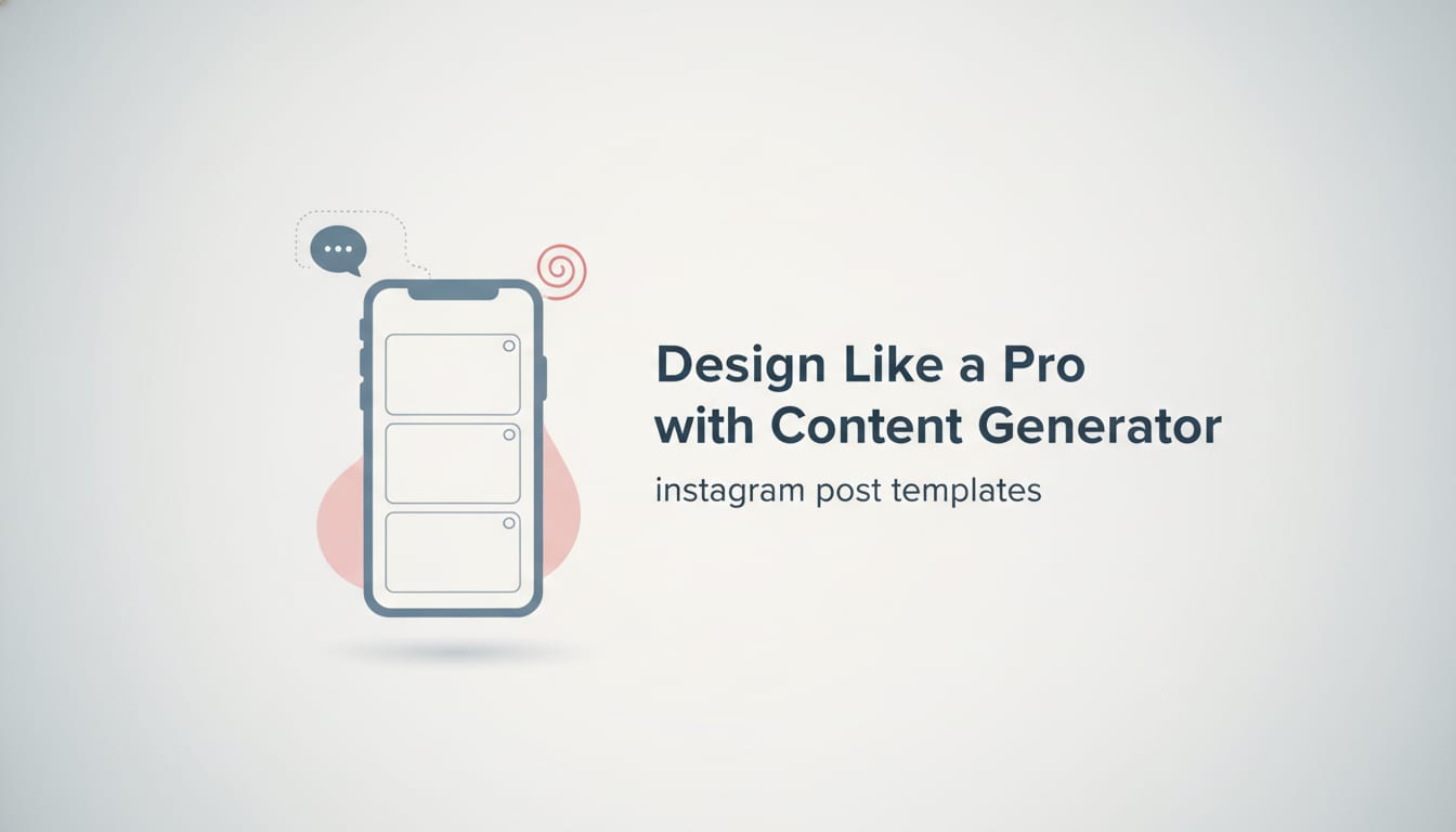 Design Like a Pro with Content Generator