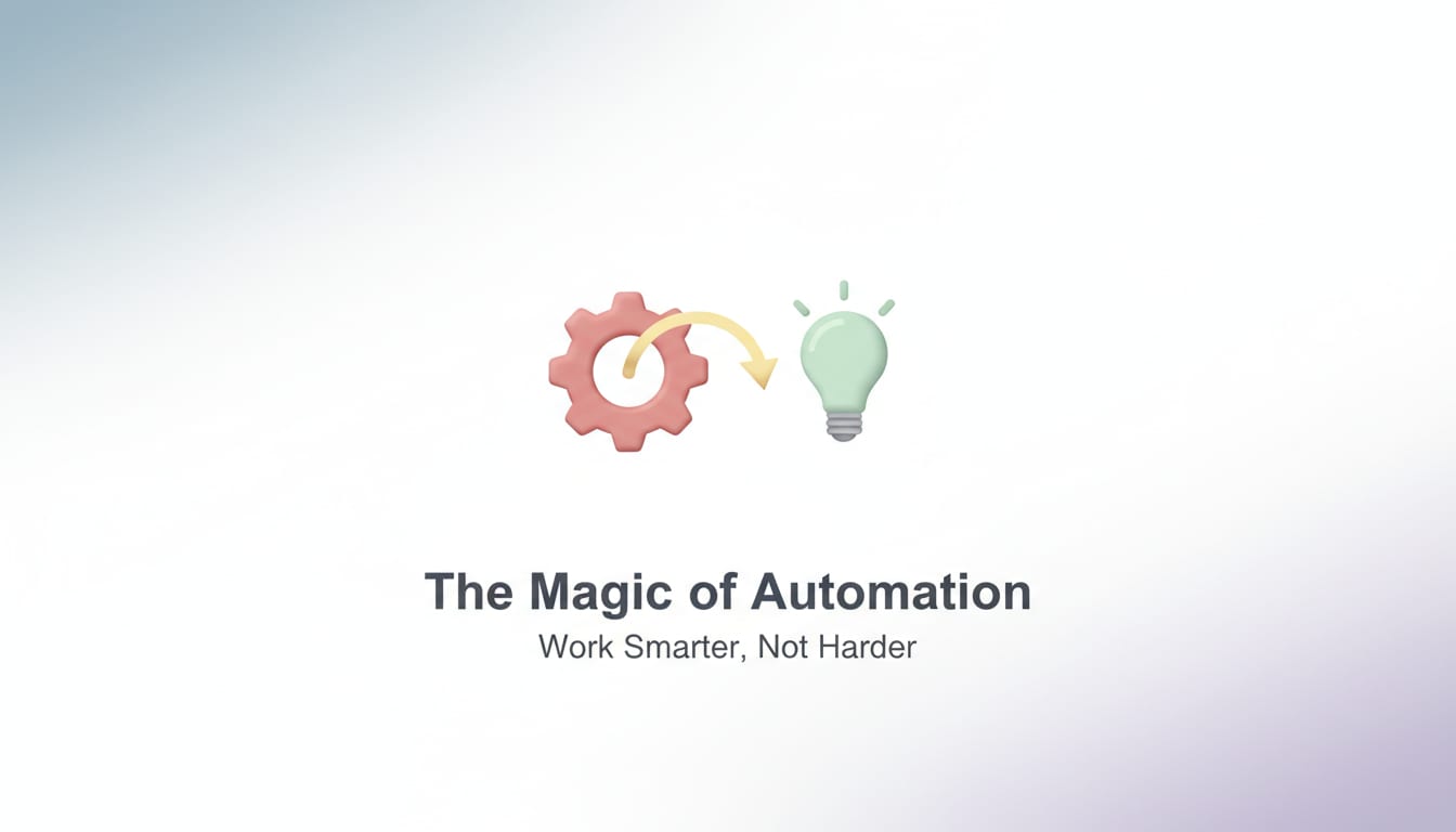 The Magic of Automation: Work Smarter, Not Harder