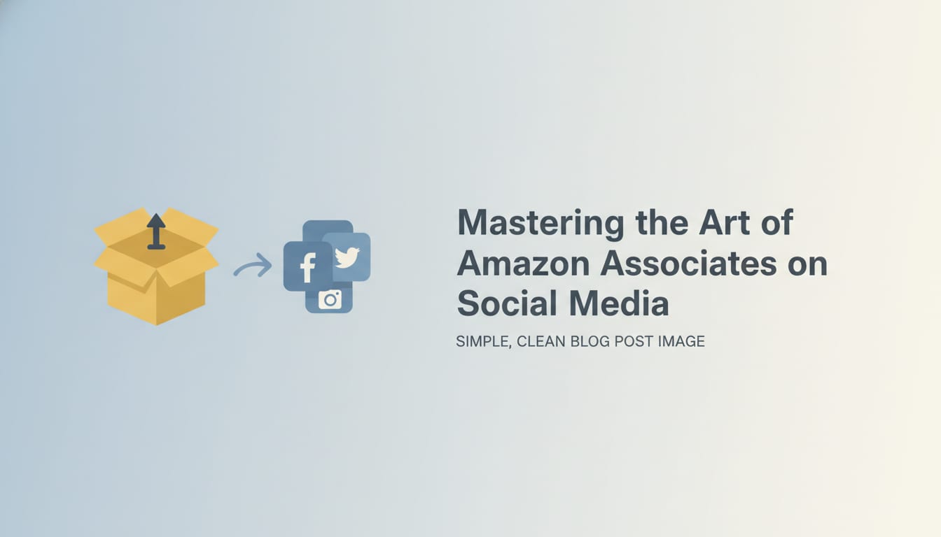 Mastering the Art of Amazon Associates on Social Media