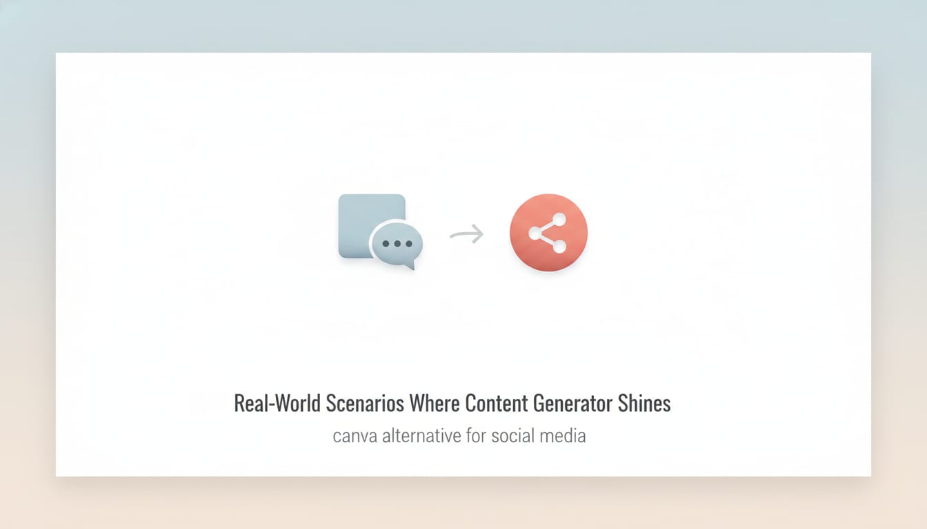 Real-World Scenarios Where Content Generator Shines