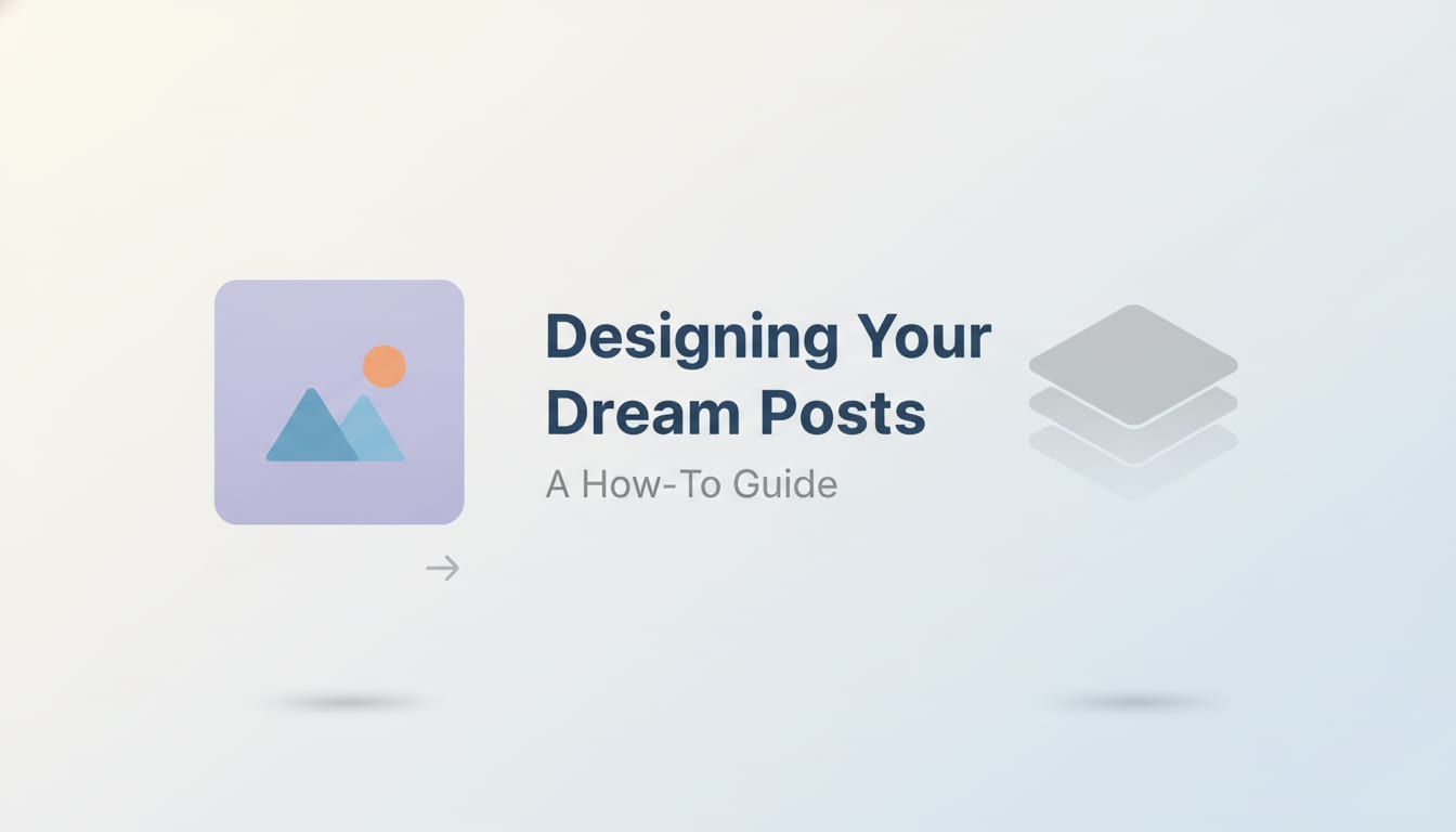 Designing Your Dream Posts: A How-To Guide