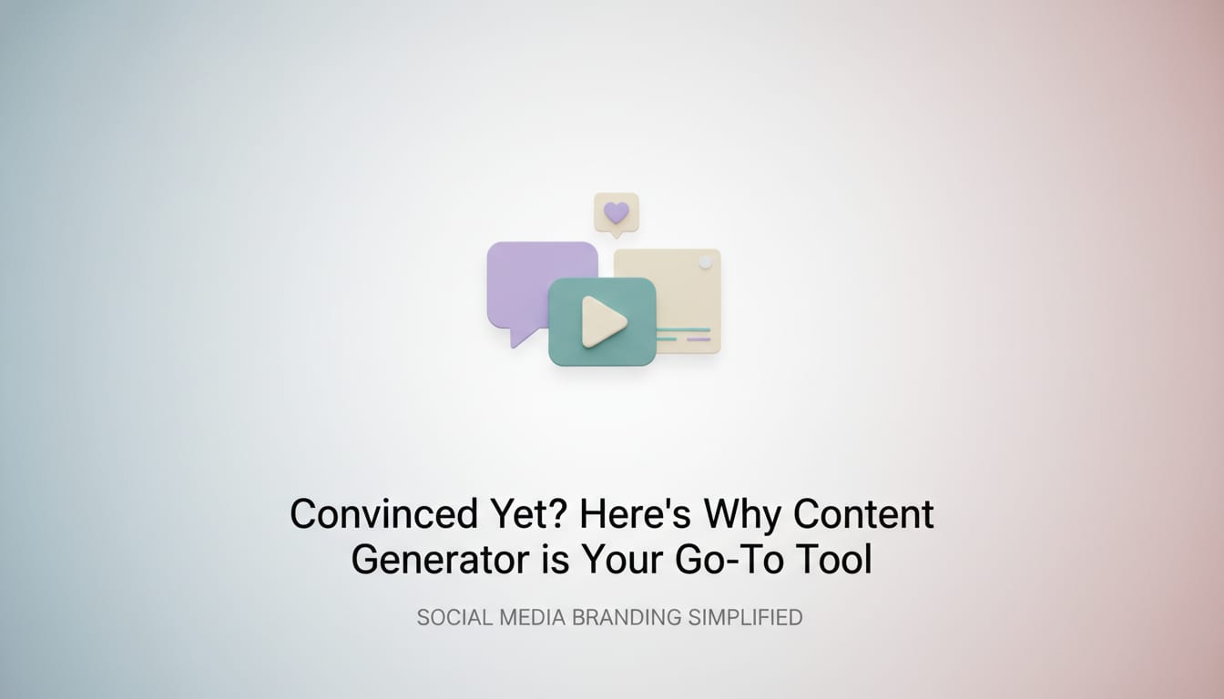 Convinced Yet? Here’s Why Content Generator is Your Go-To Tool