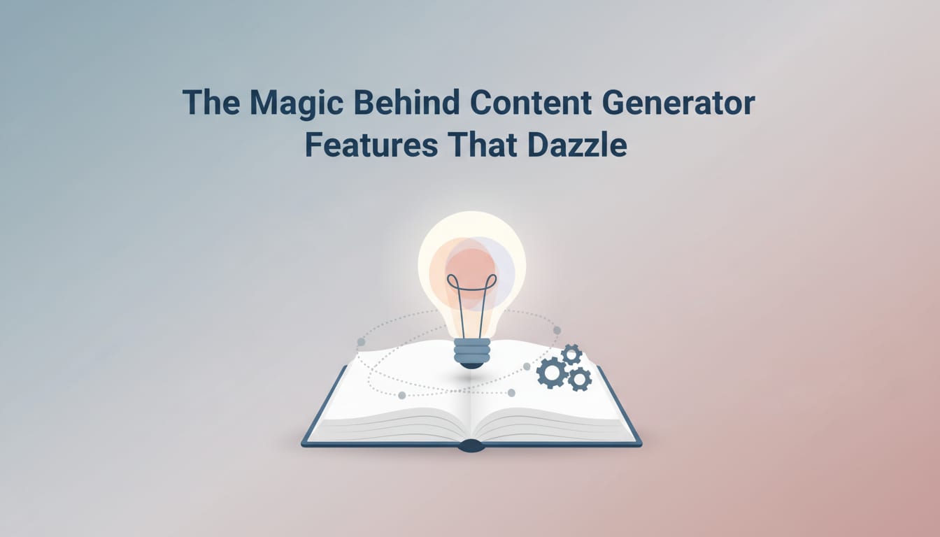 The Magic Behind Content Generator: Features That Dazzle