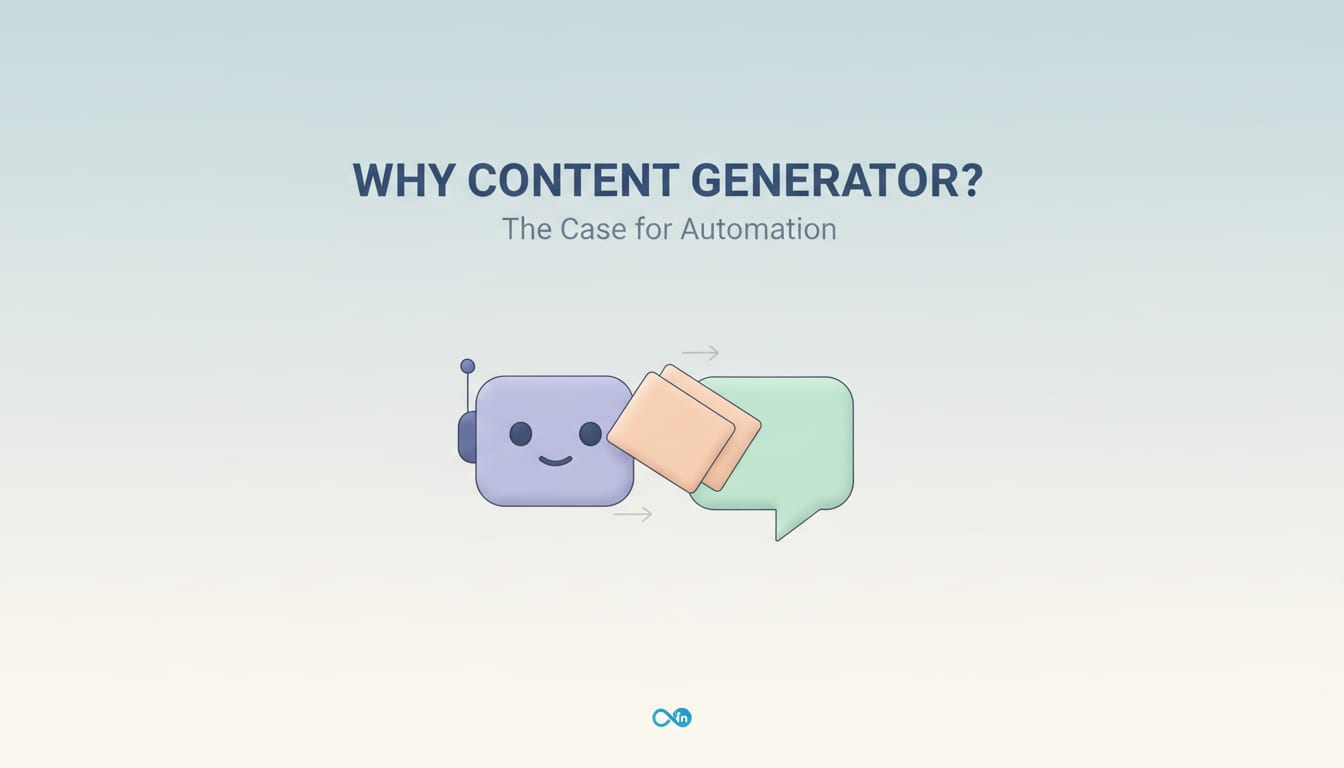 Why Content Generator? The Case for Automation