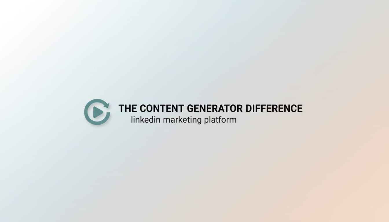 The Content Generator Difference