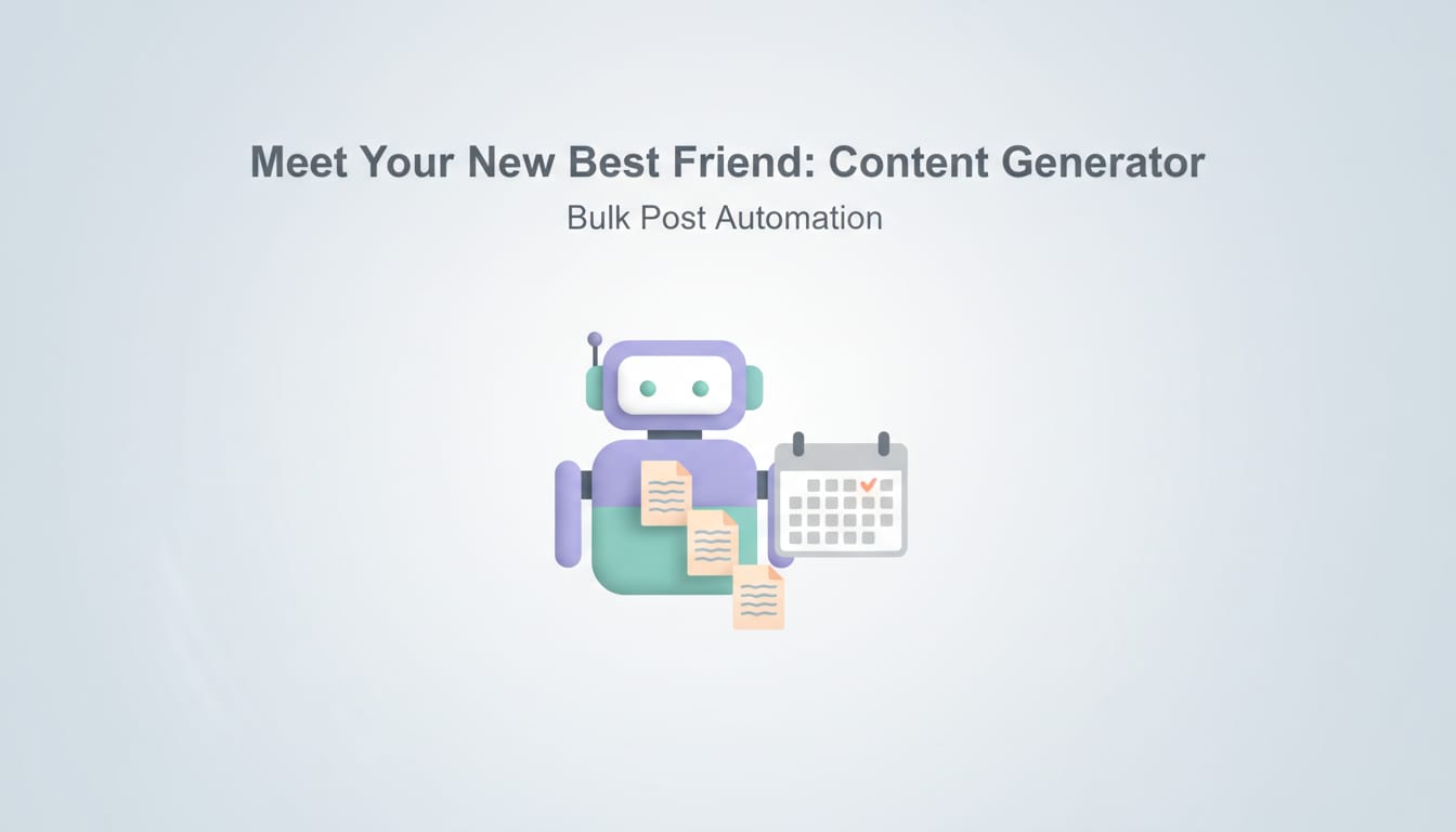 Meet Your New Best Friend: Content Generator