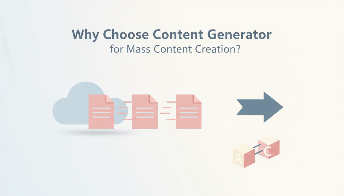 Why Choose Content Generator for Mass Content Creation?