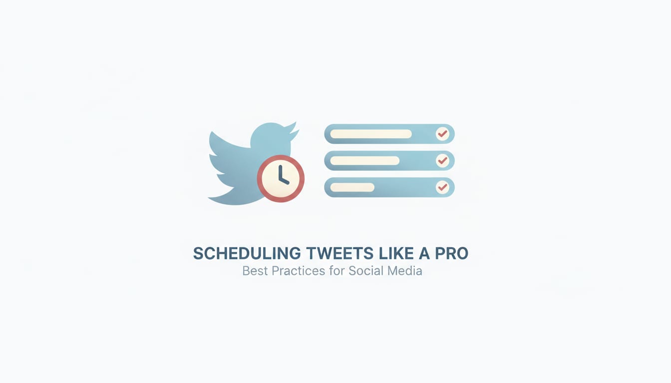 Best Practices for Scheduling Tweets Like a Pro