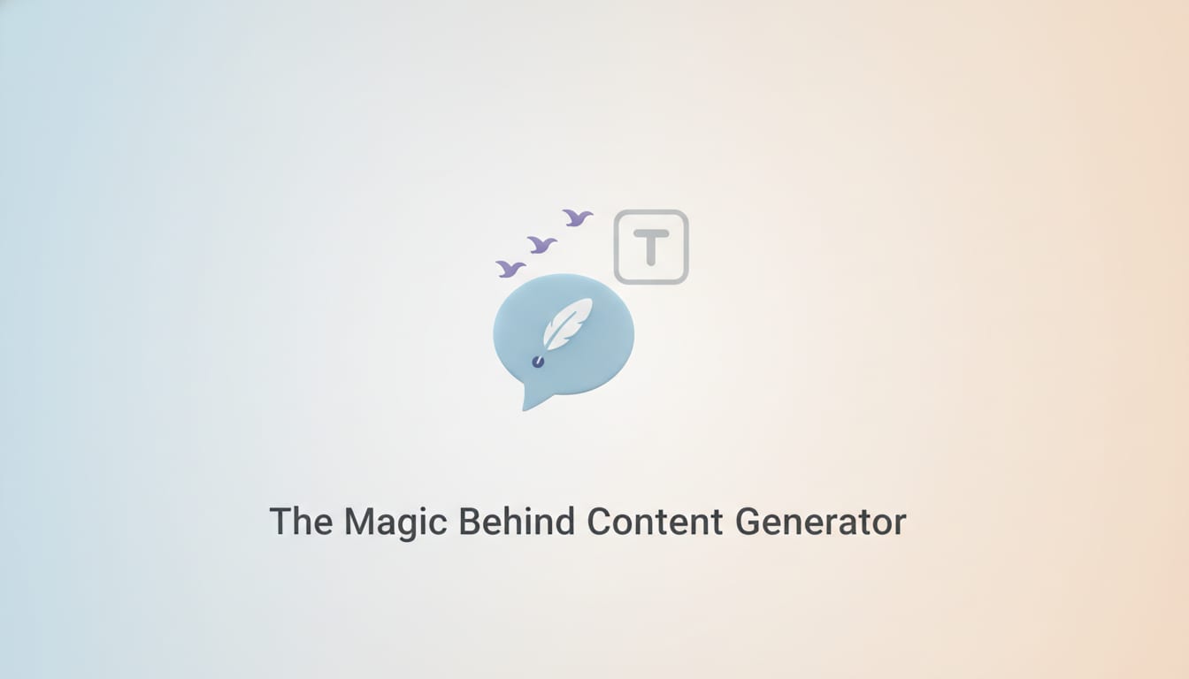 The Magic Behind Content Generator