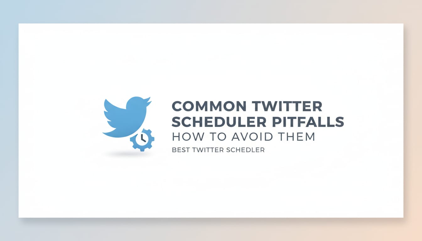 Common Twitter Scheduler Pitfalls and How to Avoid Them