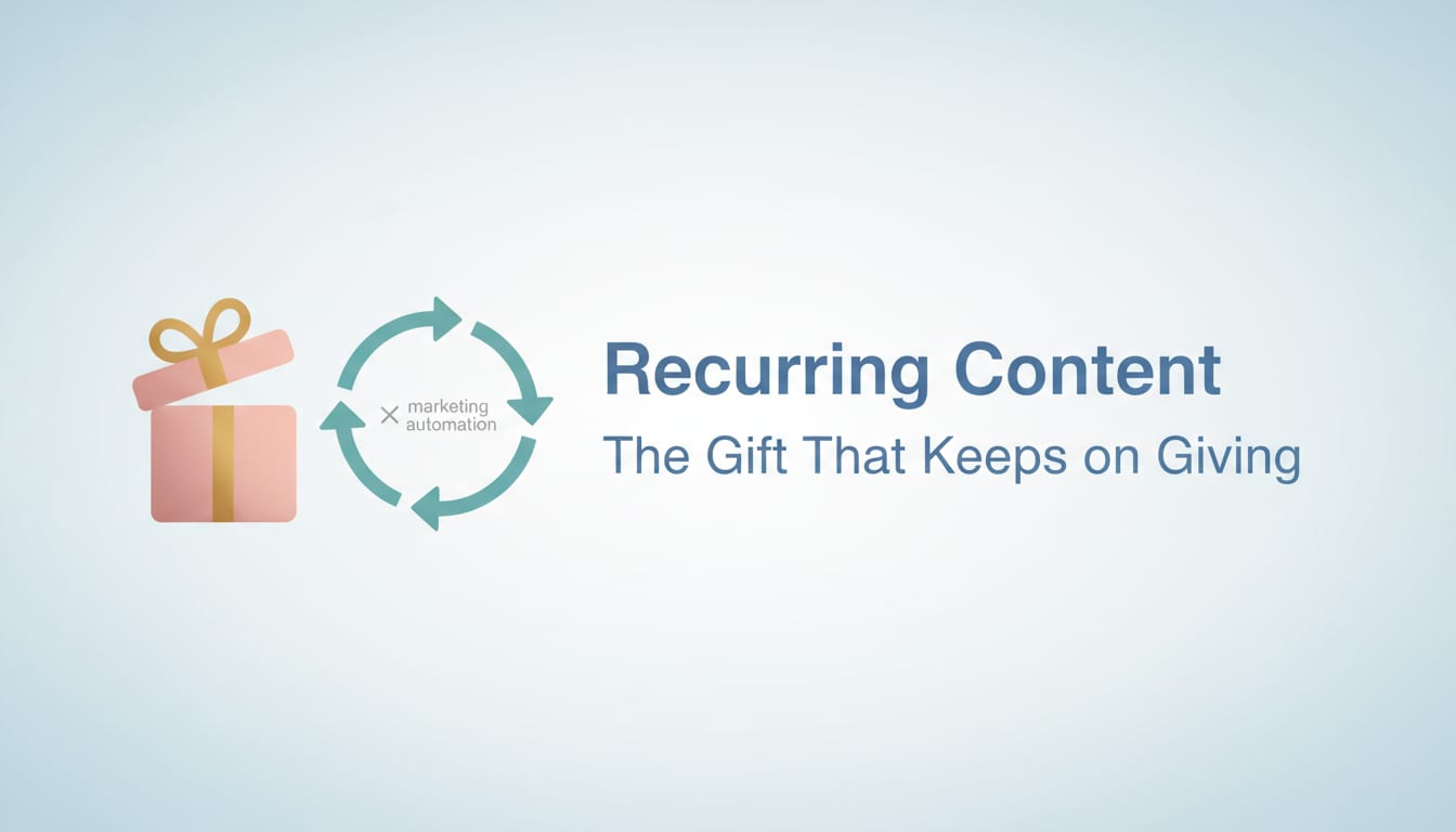 Recurring Content: The Gift That Keeps on Giving