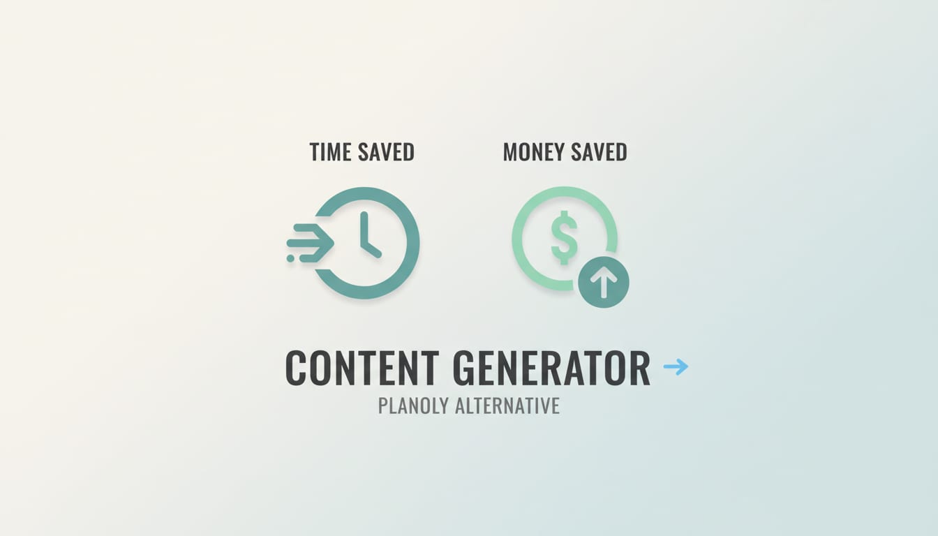 Let's Talk Numbers: Why Content Generator Saves You Time and Money