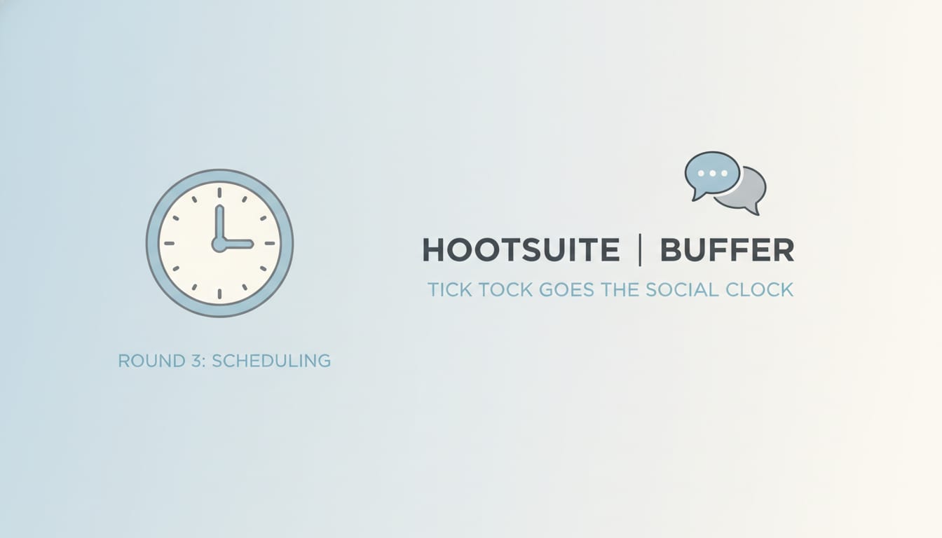 Round 3: Scheduling—Tick Tock Goes the Social Clock