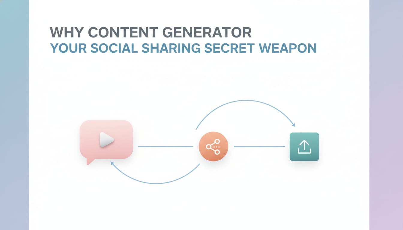 Why Content Generator is Your Social Sharing Secret Weapon