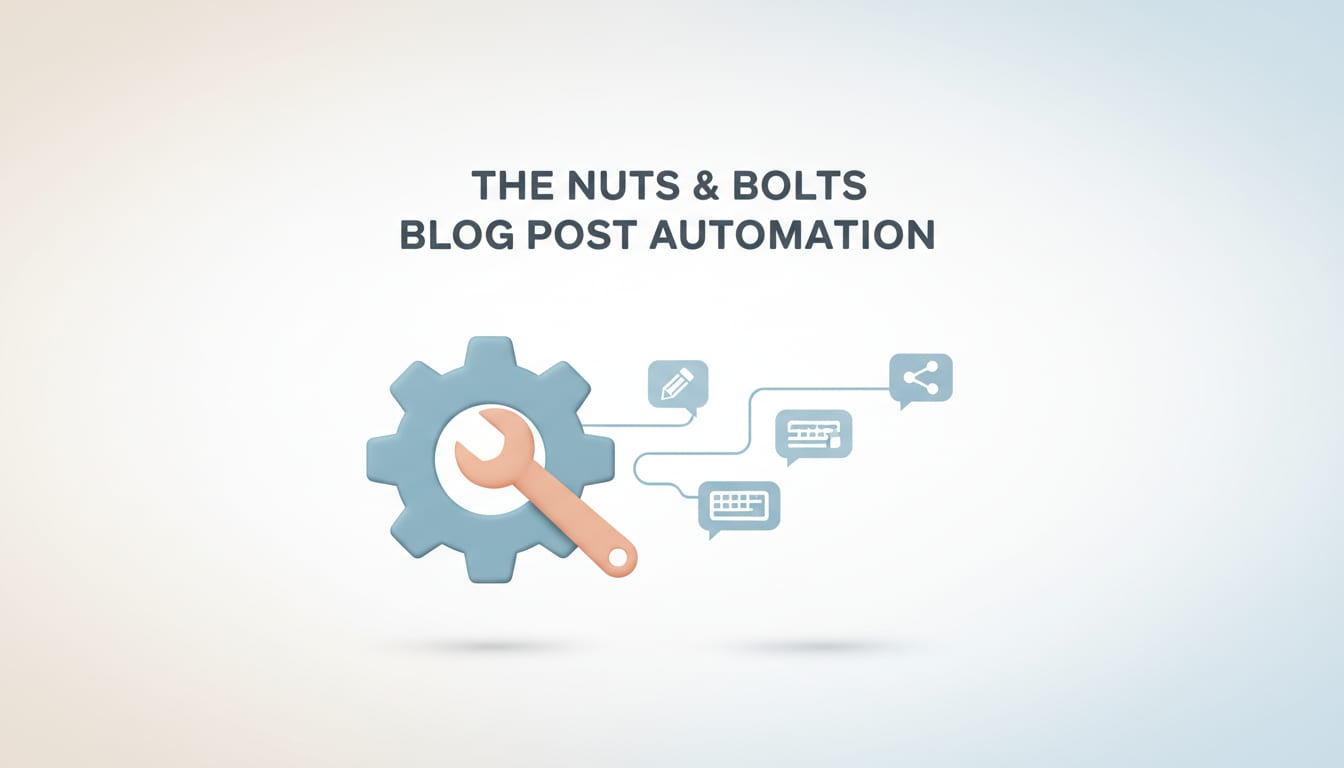 The Nuts and Bolts of Blog Post Automation