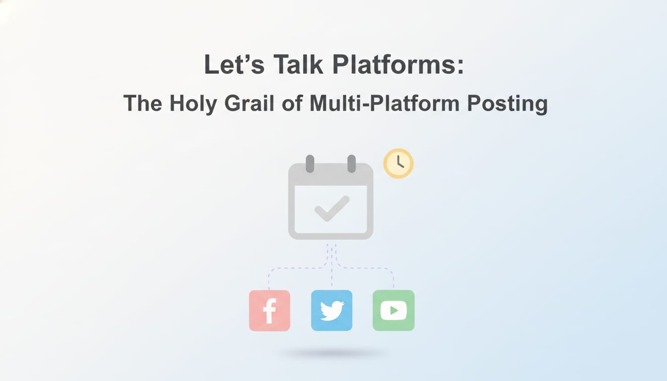 Let's Talk Platforms: The Holy Grail of Multi-Platform Posting