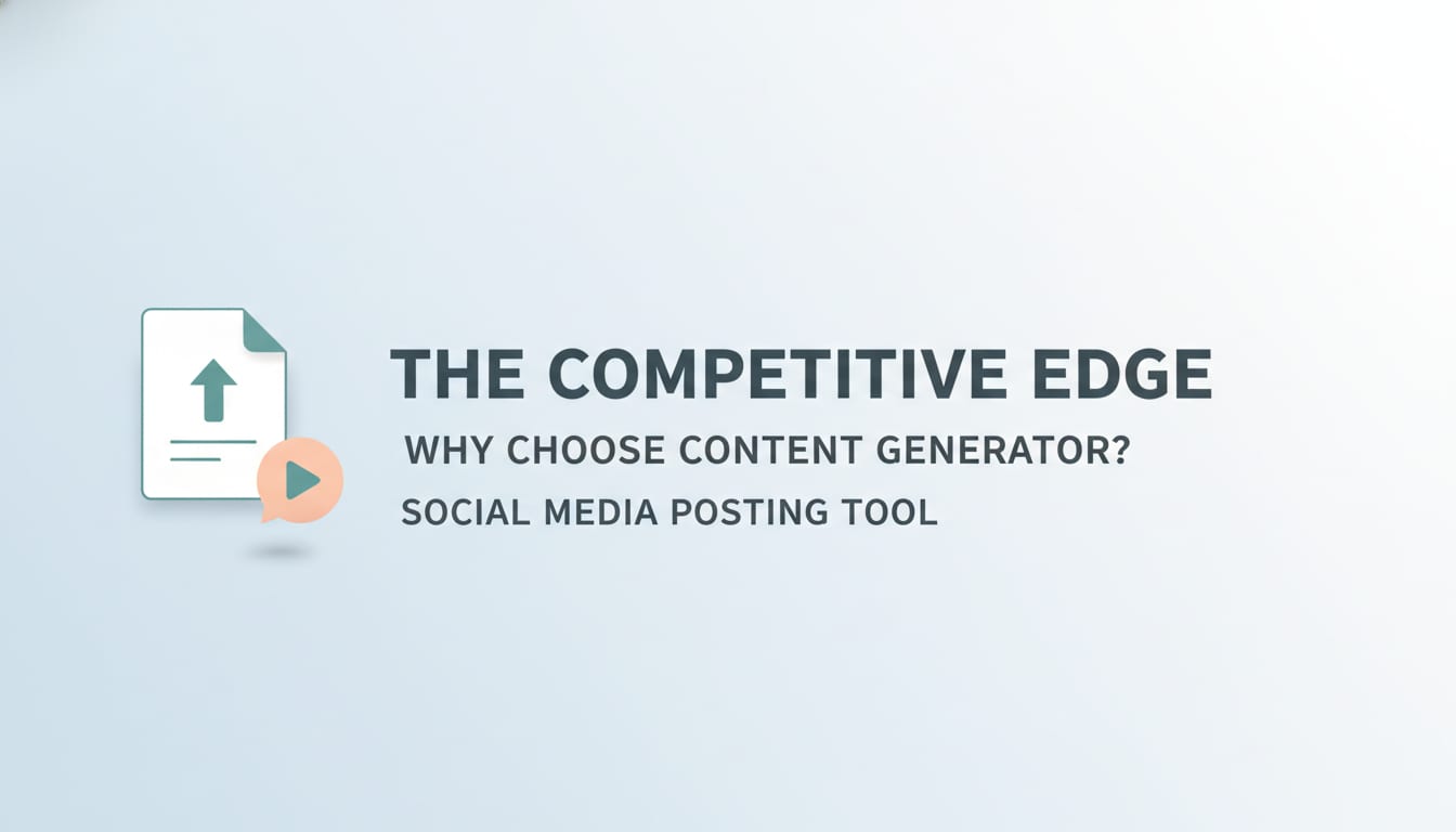 The Competitive Edge: Why Choose Content Generator?