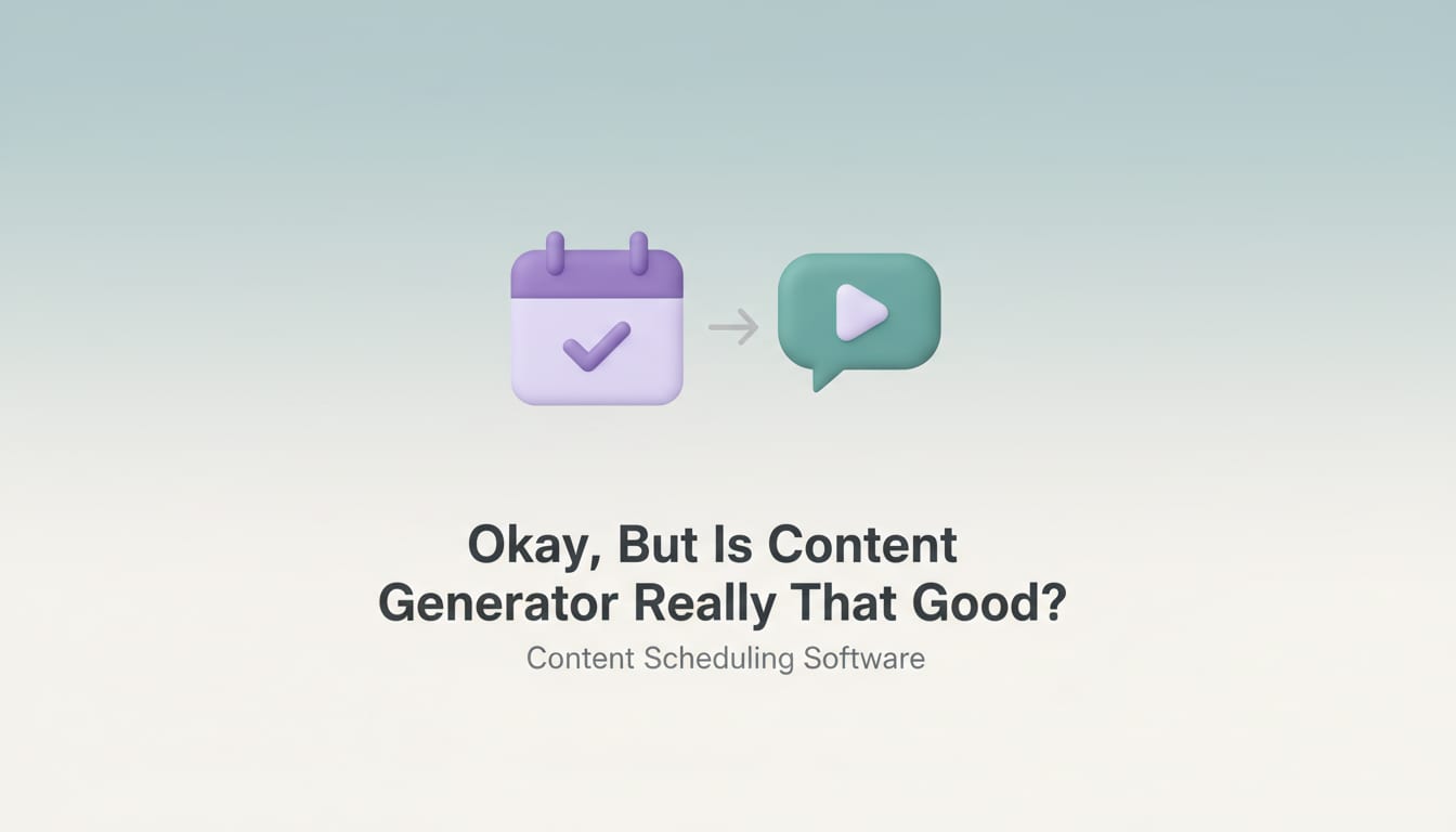 Okay, But Is Content Generator Really That Good?